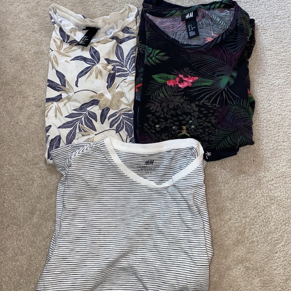 (3shirts) H&M men’s Tshirt Bundle (3shirts)